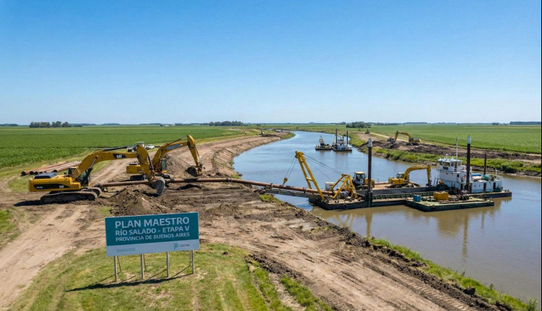 Inundaciones: la Provincia "apura" a Nación para que reactive una obra clave