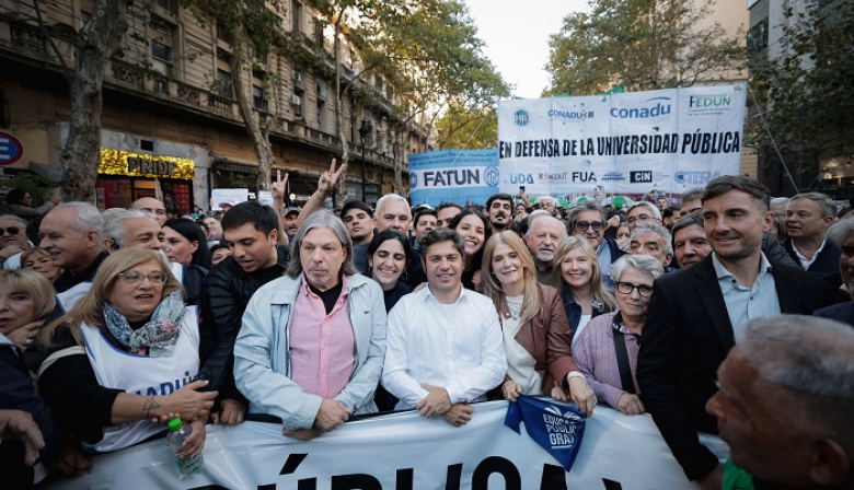 Kicillof respaldó la Marcha Federal Universitaria: “Van a tener que escuchar tarde o temprano”