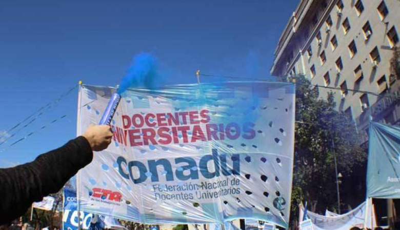 CONADU anunció una semana de paro en medio del conflicto con el Gobierno