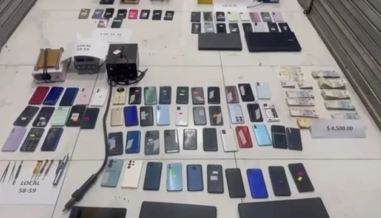Cayó una banda que robaba celulares en recitales y los desbloqueaba en La Matanza