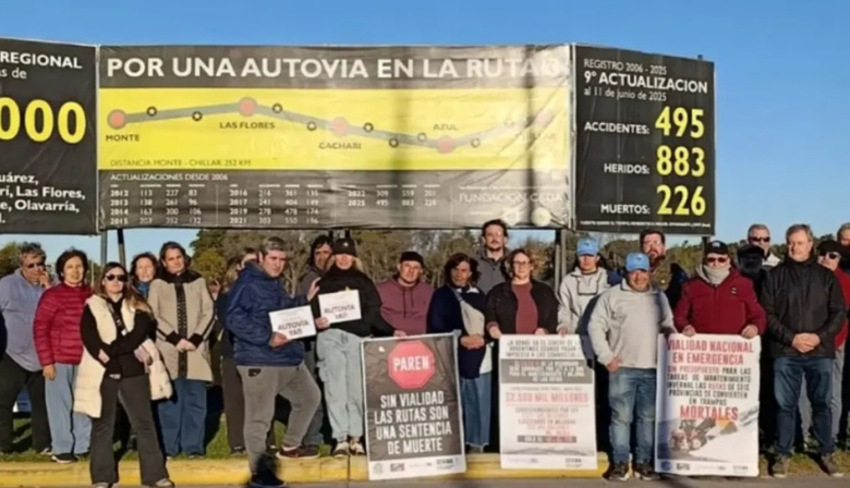 Instalan peajes en la Ruta 3 y vecinos vuelven a reclamar por la autovía