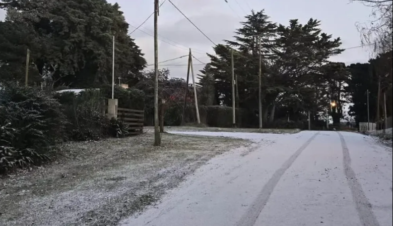 Nevadas en el sudeste bonaerense: qué localidades registraron nieve