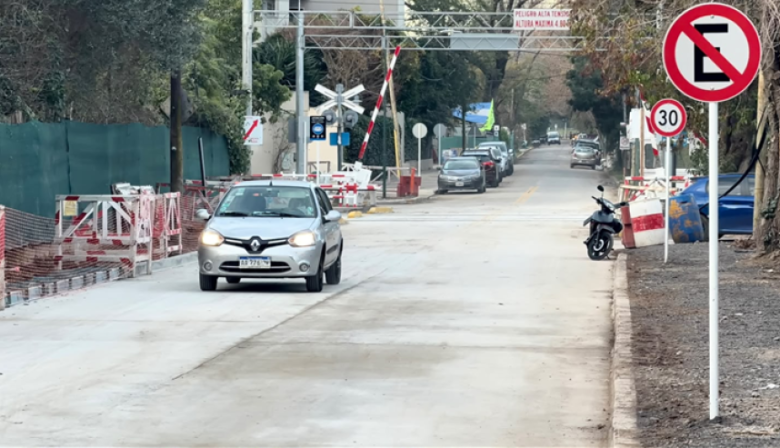 Beccar recuperó un paso histórico y ahora vienen nuevas obras bajo el asfalto