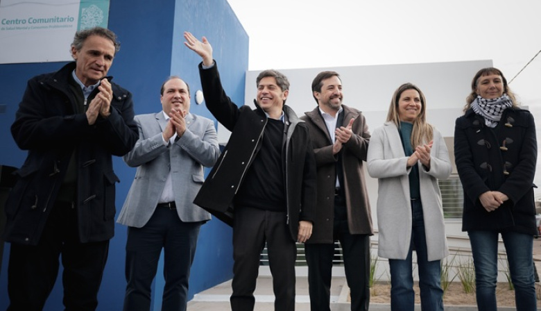 Kicillof inauguró un nuevo Centro Comunitario de Salud Mental