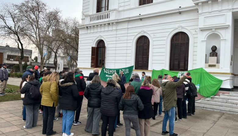 Municipales de Azul lanzan un paro de 72 horas por el pago incompleto del aguinaldo