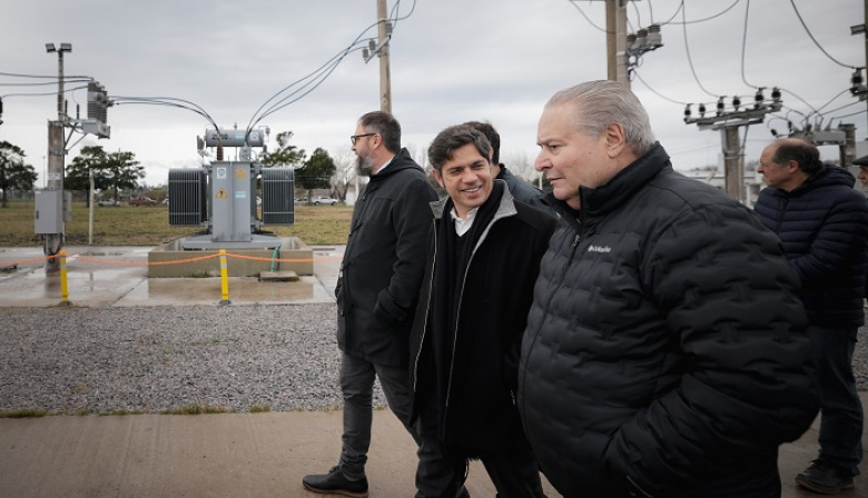 Kicillof inauguró la nueva Estación Transformadora de Salto
