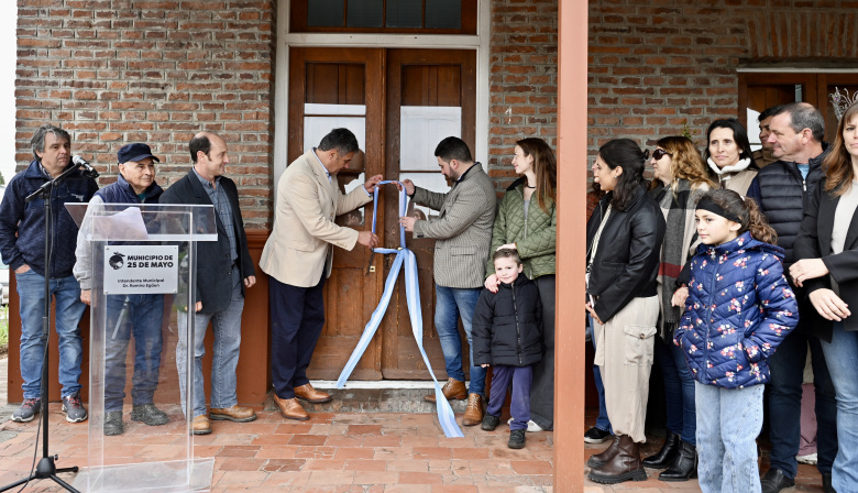 25 de Mayo inauguró una Casa del Turismo en el histórico predio ferroviario