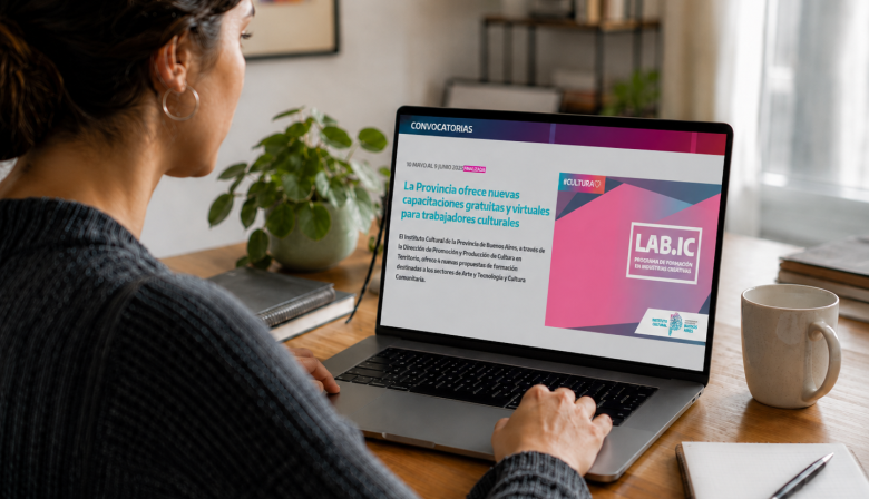 La Provincia abrió seis capacitaciones virtuales y gratuitas para trabajadores culturales