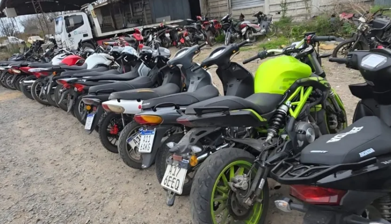 Chivilcoy: un megaoperativo nocturno terminó con 33 motos secuestradas y dos detenidos