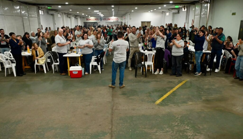 Egüen confirmó que buscará la reelección en 25 de Mayo y anunció un bono de $200 mil