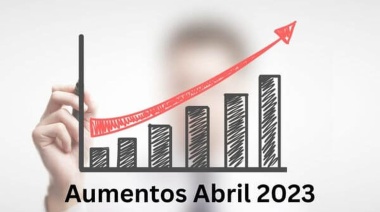 ¿Cuáles son los aumentos que llegan en abril?