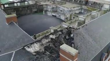 Se incendió parte del techo del Teatro Auditórium
