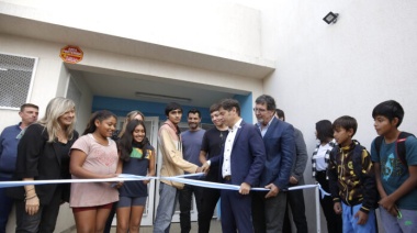 Axel Kicillof abrió un nuevo colegio en General Rodríguez