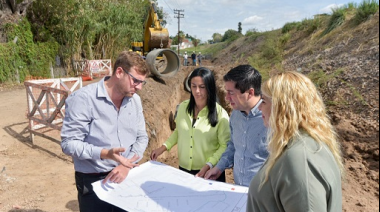 Nardini y Correa supervisaron nuevas obras en Malvinas Argentinas