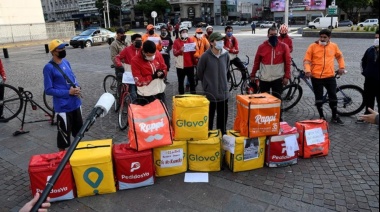 Buscan crear en Provincia un registro de trabajadores de aplicaciones de delivery 