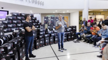 Hurlingham: Zabaleta presentó cien nuevas cámaras de monitoreo que sumarán al distrito para fortalecer la seguridad
