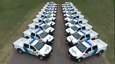 Llegan a Pilar 20 nuevos patrulleros que se suman al sistema de seguridad