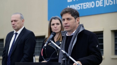 Kicillof cerró calabozos e inauguró una nueva Alcaidía