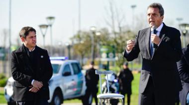 Massa y Kicillof presentaron la base operativa de la Fuerza Barrial de Aproximación en Merlo