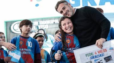 Achával inauguró el Club Municipal Derqui "Lionel Messi"