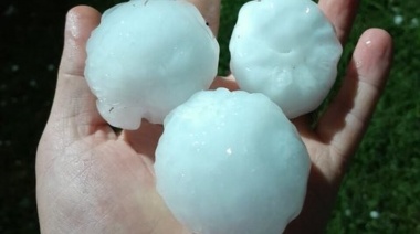 Granizó en Pergamino: Las piedras tenían el tamaño de una pelota de tenis