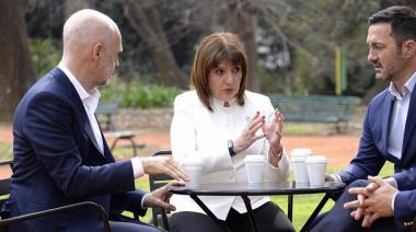 Luego de fuertes cruces, Bullrich y Larreta tuvieron su foto de unidad