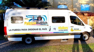 Bullrich y Grindetti se suben a una casa rodante y apuntalan la campaña en distritos bonaerenses