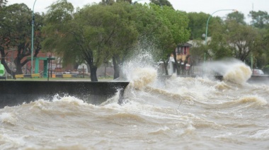 Alerta por la crecida del Río de La Plata frente al AMBA