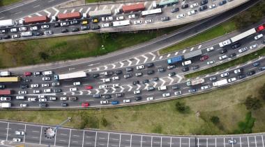 Vuelta a casa: Demoras por un choque múltiple en la avenida General Paz