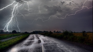 Volvió el alerta meteorológico a la provincia por fuertes tormentas