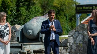 Kicillof regresa a la isla Martín García para conmemorar la recuperación del territorio