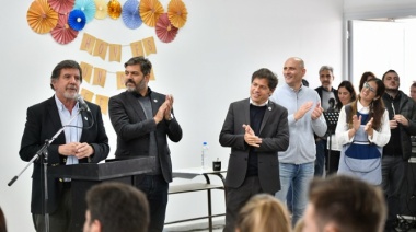 Kicillof inauguró el Jardín Maternal Nº 1 de Alberti