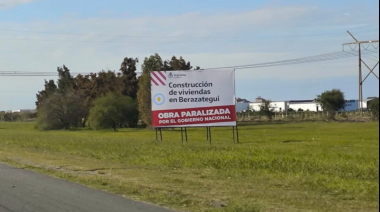 La nueva campaña de Kicillof contra Milei que versa “Obra paralizada por Nación”