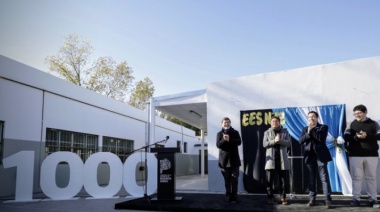 Kicillof inauguró el aula N° 1000: “Somos una sociedad entera que apoya la escuela pública”