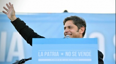 Kicillof va por la foto con el peronismo unido en un acto en San Vicente