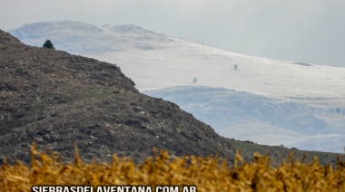 La nieve llegó a las sierras de Tornquist