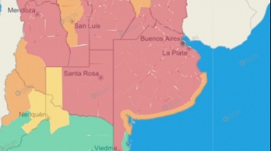 Sigue el frío extremo y casi todo el territorio de la provincia está en alerta roja por bajas temperaturas