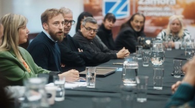 Otermín y Álvarez Rodríguez compartieron un encuentro con representantes de comunidades religiosas de Lomas