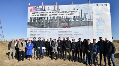 Provincia dio inicio formal a las obras de construcción de la Estación Transformadora de Guaminí