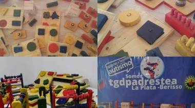 Presos de una cárcel de La Plata construyen juguetes para niños del espectro autista