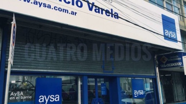 El gobierno nacional cerró la oficina de AySA en Florencio Varela y los vecinos se van a tener que ir hasta otro municipio
