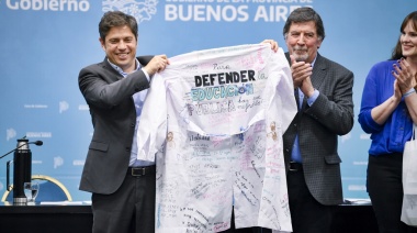 Kicillof anunció un proyecto para establecer la obligatoriedad de la educación desde los tres años