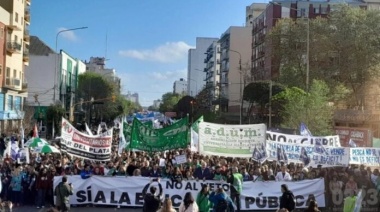 La marcha universitaria tuvo sus réplicas en toda la provincia