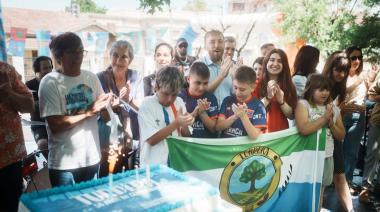 Otermín participó de los festejos por el 50 Aniversario de Turdera