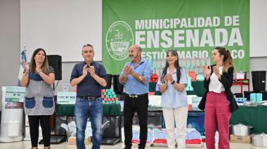 Entregaron equipamiento a 20 escuelas para fortalecer el Servicio Alimentario Escolar