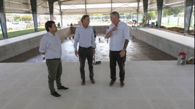 Navarro: Katopodis recorrió obras de infraestructura hídrica y social