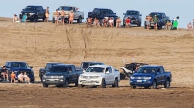 Pinamar: más detenidos por picadas ilegales sobre la arena