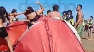 Santa Teresita: una discusión por el volumen de la música en la playa derivó en una pelea