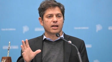 Kicillof dijo que bajaron los crímenes en la Provincia y criticó a Milei por "hacer campaña con la inseguridad"