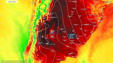 Alerta por vientos de 70 kilómetros en Bahía Blanca y pronóstico de calor sofocante para el AMBA